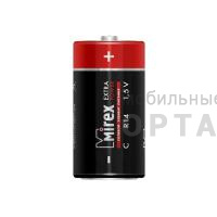 Элемент питания Mirex R14 / C 1,5V  2 шт (2/12/96), shrink Элемент питания Mirex R14 / C 1,5V  2 шт (2/12/96), shrink