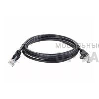 Патчкорд литой iOpen  UTP кат.5е 2м черный <ANP511_2M_BK>