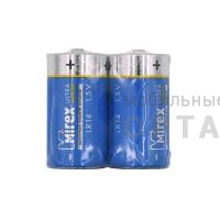 Элемент питания Mirex LR14 / C 1,5V  2 шт (2/12/96), shrink Элемент питания Mirex LR14 / C 1,5V  2 шт (2/12/96), shrink