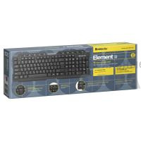 Клавиатура Defender Element HB-195 RU, беспроводная, черный,мультимедиа (1/20)