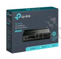 Коммутатор TP-LINK TL-SF1016D, 16 портов, 16 10/100M RJ45 ports