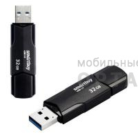 Флешка USB 32 Гб  Smartbuy  Clue  чёрный Флешка USB 32 Гб  Smartbuy  Clue  чёрный