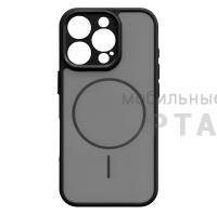 Чехол Matte MagSafe с защитой камеры в техпаке, iPhone 16 Pro Max, Black