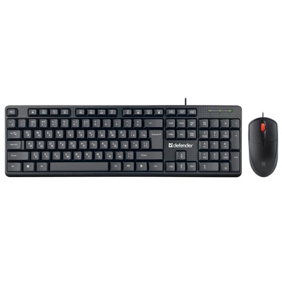 Клавиатура+Мышь Defender Line C-511 RU,1.8м, черный (1/20)