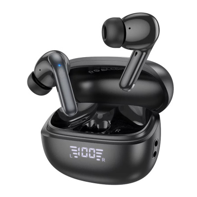 Наушники внутриканальные HOCO EQ5 Energy, пластик, bluetooth 5.3, микрофон, цвет: чёрный (1/14/140)